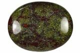 1.7" Polished Dragon's Blood Jasper Pocket Stone - Photo 2